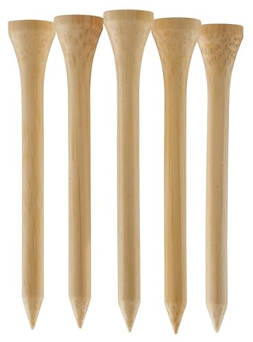 Bambus-Golf-Tees, 70 mm, umweltfreundlich, nachhaltig, starker Bambus, 1000 Stück