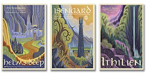 Vintage Reise Poster Herr der Ringe Filmposter Vintage Reise Poster Herr der Ringe Filmposter Vintage Reise Poster Herr der Ringe Filmposter Kunstwerke Bilddruck Poster Wandkunst
