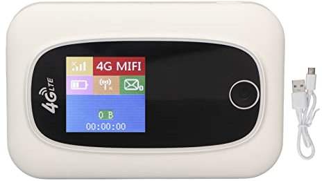 Mobiler WLAN-Hotspot, 4G-SIM-Karte, Tragbarer WLAN-Router, 2000-mAh-Pocket-Reise-Hotspot, Hochgeschwindigkeits-WLAN-Dongle für Desktop-Laptop-Tablet-Handy