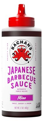 Bachan's Japanese Barbecue Sauce, Miso, 17 Oz Bottle