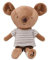 Jollein 037-001-67075 Stofftier Kuscheltier Maus Jackie braun (32 cm)