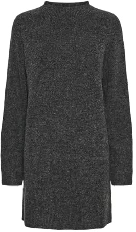 PIECES Pcnemesio Ls Mock Neck Knit Dress Bc