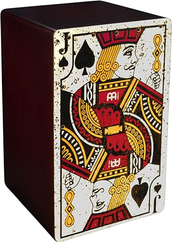 Meinl Percussion Backbeat Bass Cajon Box Drum with Ported Sound Hole, Snares — NOT MADE IN CHINA — For Acoustic Music, 2-YEAR WARRANTY