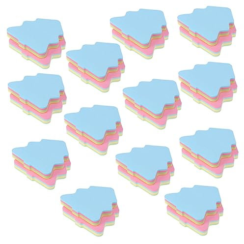 EXCEART Mini Note Formato 1200 Pezzi Time Memo Adesivi Adorabili Dellalbero Di Natale Per Ufficio Scuola