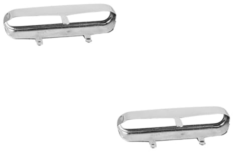 Vaguelly 2stücke Tl Shell Nickel-plated Hollow Pickup Cover Gitarre Elegante Abdeckung Für Humbucker Mit Robustem Material Für -projekte Und Gitarrenliebhaber Schützt Und Verschönert