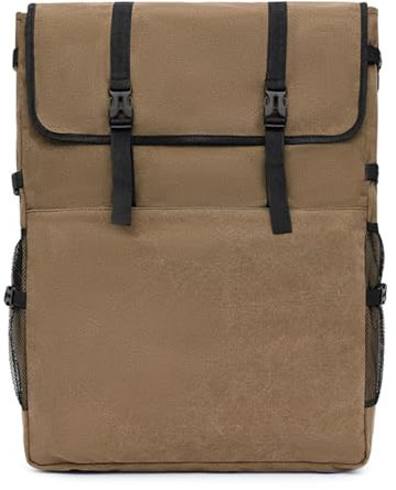 LVUNZJCA Malbretttasche 4K-Zeichentasche, Kunst-Schreibtasche, Zeichenbretttasche, Maltasche Kunstetui(Braun)