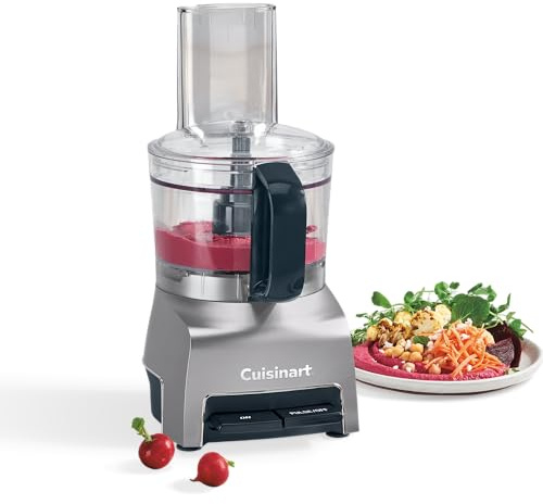 Cuisinart 5‑Cup Chop & Shred Food Processor, Compact Food Chopper, Easy‑Store Design, Silver FP-5