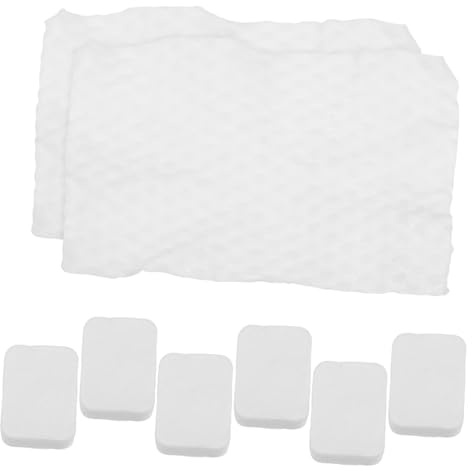SOIMISS 8stücke Quadratische Wattepads Zum Entfernen Von Make-up Weiß Für Gesicht Und Nägel Reinigen Und Abwischen Persönlicher Kosmetik-entferner Weich Und Strapazierfähig