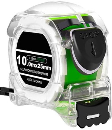 Practical 3/5/7.5/10m Clear Measuring Tape with Auto Locking Mechanism for Precise and Use Furniture Making Tape