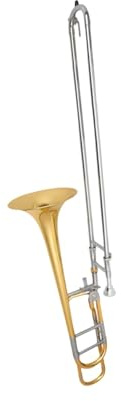 Trombón De Metal Trombón Tenor Si Bemol/Fa Transposición Cuerda De Arco Lacado Oro Rendimiento(3)