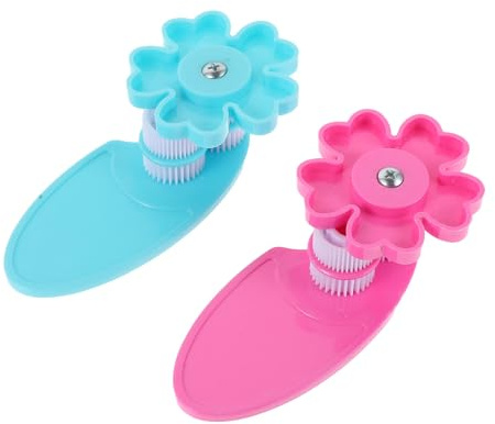 GLSTOY Herramientas para Quilling de Papel 2 Piezas, Rizadora Manual de Plástico para Filigrana, Colores Rosa y Azul, Herramienta Ligera para Manualidades Diy, Máquina Arrugadora Papel