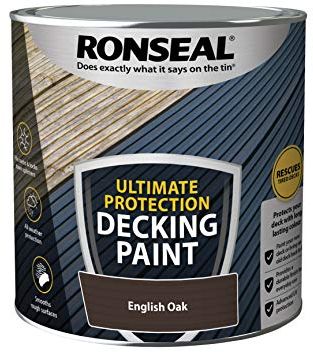 RONSEAL ULTIMATE DECKING PAINT ENGLISH OAK 2.5L