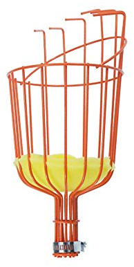 MISNODE Cesta recogedora de frutas, cesta para recoger frutas con cojín para evitar moretones, accesorio para cosechadora de frutas (poste no incluido)