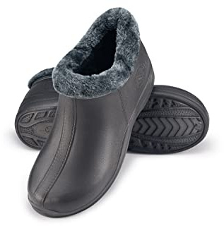 ESTRO Botas de Lluvia Mujer - Zuecos Hombre Invierno Zuecos con Forro Mujer Botas de Goma Hombre A16