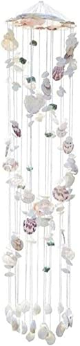 ANVALI Geschenke for Frauen, Windspiele, Traumfänger, Garten, Outdoor-Windspiele, Heimhof, Gartendekoration, mediterrane, natürliche Muschel, Windspiele, Geschenk for Mädchen, Zimmerdekoration