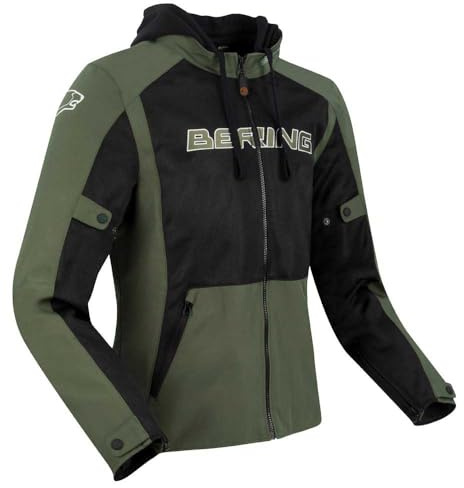 BERING Spirit Motorradjacke, schwarz / khaki