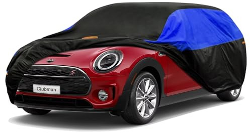 GUNHYI Car Cover Custom Fit for Mini Clubman Waterproof Breathable All Weather Outdoor Full Cover Rain Sun UV Protection