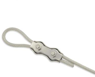 Drahtseilklemme (100 Teile/los) M2 2MM SS304 Edelstahl Duplex Clips Edelstahl Draht Kabel Seil Griffe Schellen Bremssattel Seilklemme