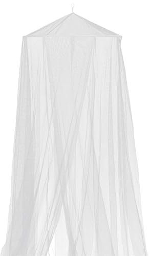Luxus Moskitonetz - 250 x 250 x 65 cm - Mückennetz - Anti-Mücken - Mückennetz für Bett - Moskito Netz - Anti-Insekten Netz - Mosquito Net - Anti-Mücken-Schlafkomfort - Weiß