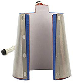Becher Presselement Element Wärme Pressmaschine Anhang 220V Tasse Presse Heizung Transfer Aufsatz Silikagel für Kaffeetassen Tassen (12 Unzen)