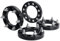 DZSQTGJKIO Separadores Rueda para Toyota para Land para Cruiser para Sequoia 4 Piezas 6x5,5 Espaciadores Rueda Centrados 6 Lengüetas 25mm Diámetro del Cubo 108mm M12x1.5 Juntas Cubo Rueda
