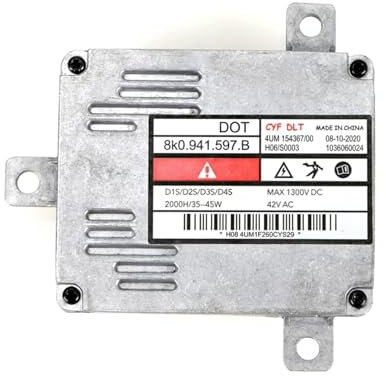 BILKAR Auto Xenon Vorschaltgerät Kompatibel Mit VW Für J&etta 2012 2013 2014 8K0.941.597.B Auto-Xenon-Scheinwerfer-HID-Vorschaltgerät D3S D3R D4S D4R 8K0941597B