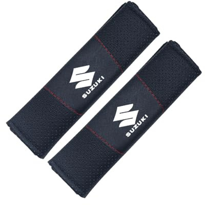 WBZHUSS 2 Piezas Acolchado para cinturón de Seguridad Coche, para Suzuki S-Presso 2019+ Suave y Cómodo Protector Cinturon Coche Protector Cinturón de Seguridad