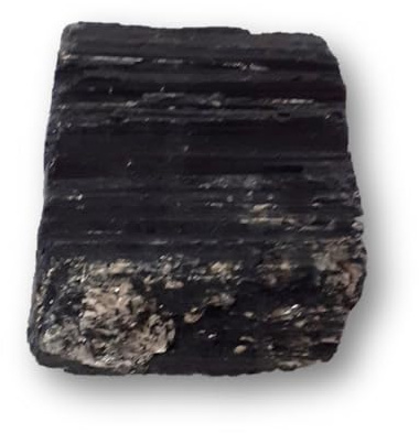 Turmalin Rohstein | Schwarzer Turmalin Kristall | Naturstein unbehandelt (250-300)