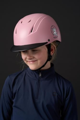 Equipage Vilma - Casco da equitazione per bambini, rosa, taglia: S 52-56 cm