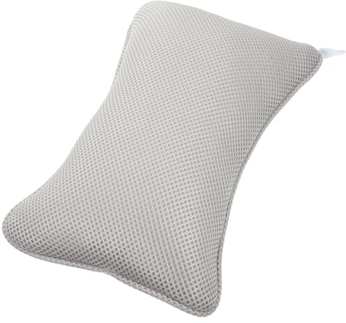 SMASOLO Relaxing Bathtub Pillow with 3D Breathable Mesh, Non-Slip Suction Cups, Washable Bathroom Soaking Tub Head Rest for Spa, Sauna, and Travel Use Random Color Random Color