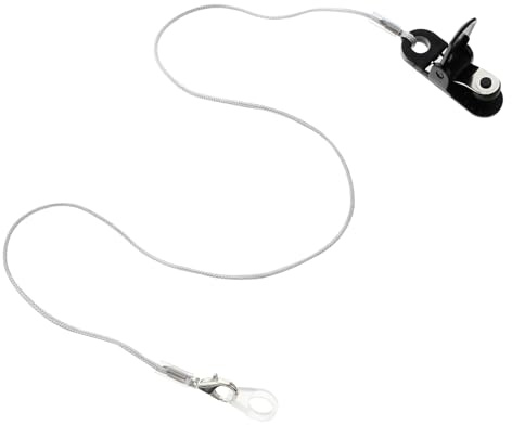 Healeved Hörgeräte Trageband aus Nylon und Silikon 42cm Anti Verlust mit Freiem Clip für Senioren Outdoor Hörhilfen Sicherer Halt für Ältere Nutzer