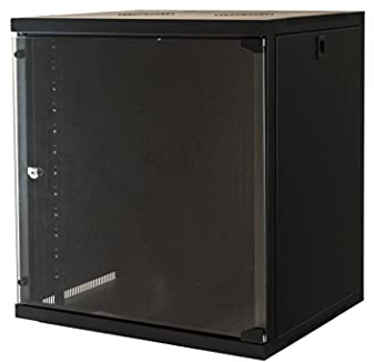 LINK LK1912UN Armadio Rack 19 12 Unità da Muro per Reti 620 X 540 X 450 mm, Nero