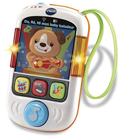 VTech- Do, Ré, Mi Mon Baby Baladeur, 80-508405 - Version FR