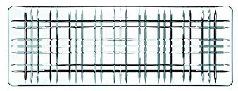 Spiegelau & Nachtmann, Servierplatte, Rechteckig, Kristallglas, Square, Größe: 28 cm, Schwarz, 101452