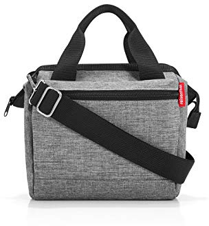 reisenthel allrounder cross in Twist Silber – Kleine Crossbody Bag mit abnehmbarem und verstellbarem Schultergurt – Aus wasserabweisendem Material