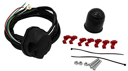 TAKPART Universal Elektrosatz E-Sat 7 polig AHK Anhängerkupplung Anhänger