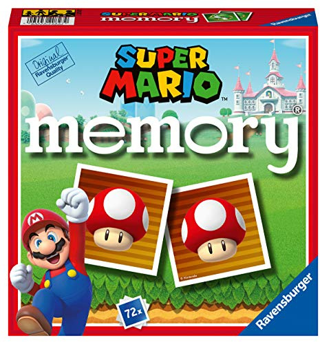 Ravensburger - Memory Juego Niños | Super Mario | Regalo Niño 4 Años | 72 Cartas Mario Bros | Juego de Mesa 4 Años O Más | Juegos en Español