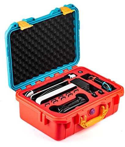 DEVASO Case for Nintendo Switch, Deluxe Hard Carry Case Waterproof Protective Portable Switch Protective Case Cover for Nintendo Switch Console and Other Accessories