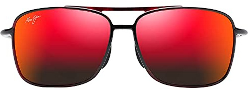 MAUI JIM Brille Größe 61 mm Rot/Eye SIZE: 61 Temple LENGTH: 140 Vertical SIZE: 46