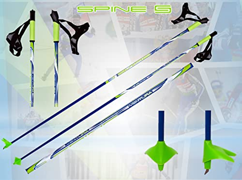 sportlynx Spine Ventura ALU Langlaufstöcke Skating Stöcke Skistöcke (155)