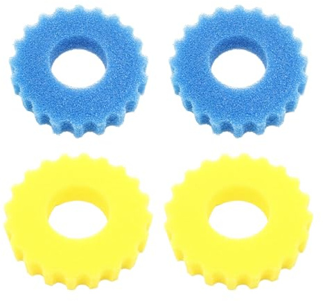 DeWangTradeDD Lot de 4 éponges filtrantes CPF/CPA-2500 compatibles avec filtre de bassin SunSun Éponge filtrante haute efficacité éponge biochimique facile à remplacer