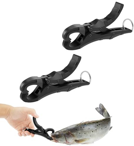 2 Stück Hakenlöser Angeln,Angelzange,Sprengringzange Angelncangel Zubehörangel Zubehör,Angelfänger,Fischmaulklemme Zum Angeln,Hakenlöser Zange,Tragbare Angelzange Mit Griff