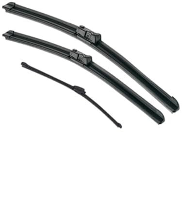 JOVERI Scheibenwischerblätter vorne und hinten, for Skoda, Fabia 5J Kombi 2006–2013, Windschutzscheibe, Windschutzscheibe, Fenster, 21 Zoll + 21 Zoll + 16 Zoll Wischerblattsatz(BLACK Right-hand drive)