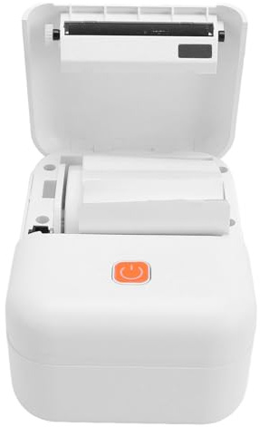 Annadue Etikettendrucker, 203 DPI Barcode Etikettendrucker, Tragbarer Bluetooth Thermo Etikettendrucker für Kleine Unternehmen, Adresse, Logo, Kleidung, Post, über 700 Integrierte