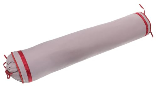 CLISPEED Funda para Almohada Cilíndrica De Suave Protector para Cojines De Cuello Lavable y Resistente para Sofás Camas y Sillas Diseño Multiusos y Cómodo Color Morado