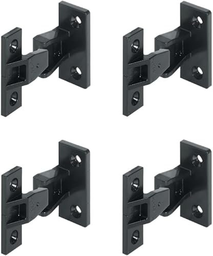 4 Pairs Keku AS Bath Panel Clips Push in Plinth Fastener Fittings Press Fit Kitchen Plinth Clips Quick Fitting Furniture Connector for Cupboard Cabinets Wardrobe Bath Bed Table Load Capability 20kg