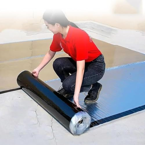 Waterproof Roof Repair Bitumen Tape w/Aluminum Foil, Self-Adhesive Sheds Roofing Felt, Roof Protector Underlayment Roll, Flashing Tape for Roofs, Waterproofing Roof Cladding