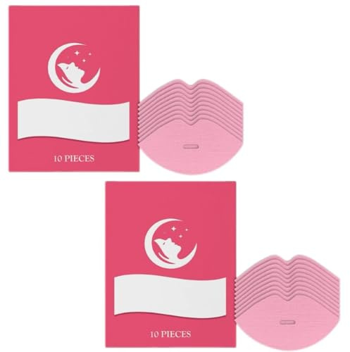 Patchs lèvres de nuit pour femmes, 10 patchs hydratants roses, soulagent la bouche sèche et les ronflements, et favorisent un sommeil profond