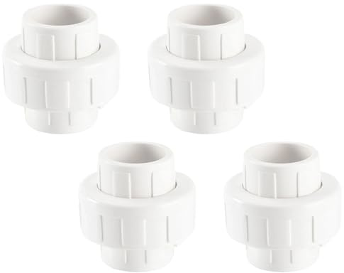 4 connettori universali per tubi dell'acqua, raccordo diretto a tenuta stagna, in PVC, per irrigazione del giardino domestico, acquario, acquario