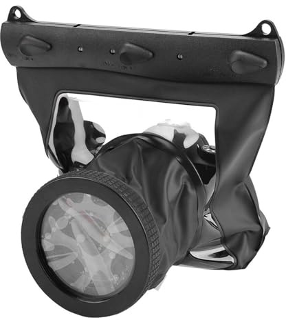 Generic Unterwasser wasserdichte Tauchtasche für DSLR-Kameras, Versiegelte Kameratasche für Feuchtigkeit, Staub und Fett 20 M, Universelle DSLR-Kamera-Unterwassertasche für Kameraliebhaber (Black)